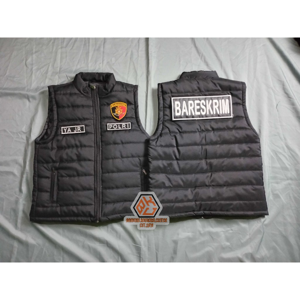 Rompi Bareskrim Polri Rompi Gelembung Polisi Rompi Vest Gelembung Custom Bordir