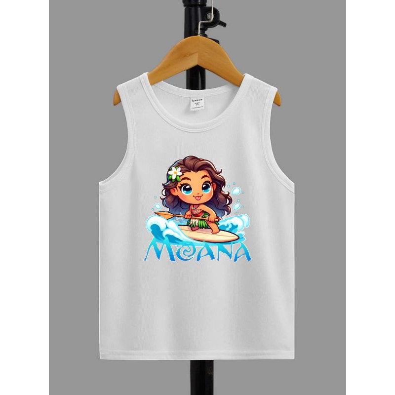 singlet anak perempuan moana 2-8 tahun