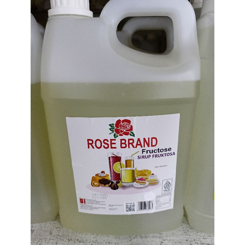 Rose Brand Sirup Fructose (5 ltr) / Jerigen