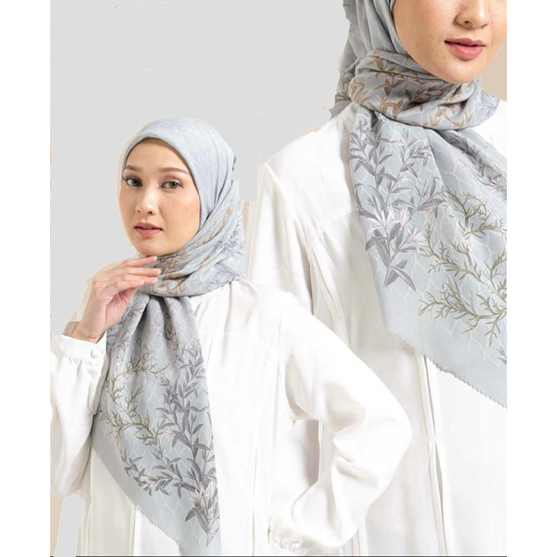 Hijab segi empat motif - hijab segi empat voal motif- hijab segi empat