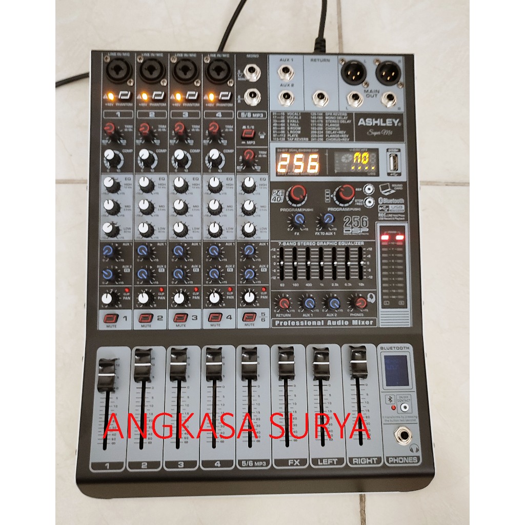 Mixer Ashley Super M4 Compressor Original /Mixer Auido 4 Channel Ashley Super M4 Compressor Effect
