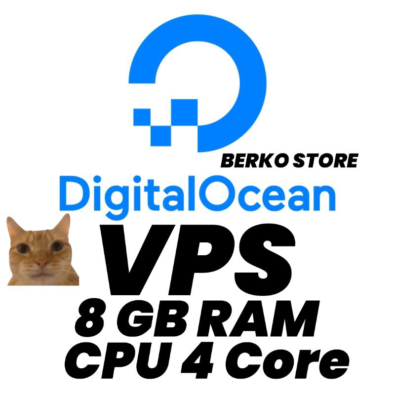 VPS DIGITAL OCEAN 8GB RAM CPU 4 CORE MURAH 1BULAN