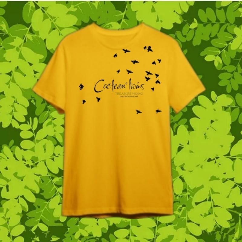 Kaos Band T Shirt Musik Unofficial "COCTEAU TWINS TREASURE HIDING"