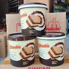 

COLUMBIA WAFER TIMBA CHOCOLATE / CHOCO VANILA 250G / MAKANAN LEBARAN