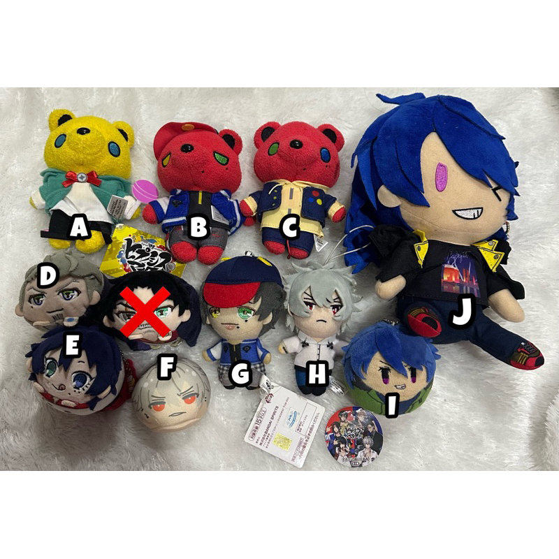 Official plush plushie boneka hypnosis mic hypmic Ichiro Yamada Jiro Yamada Samatoki Aohitsugi Ramud