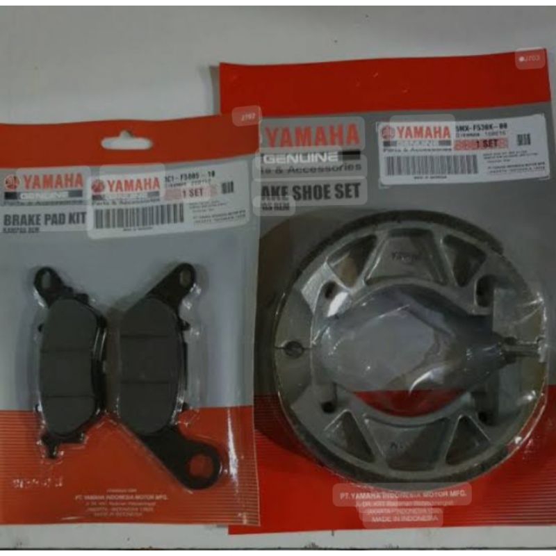 KAMPAS REM DEPAN BELAKANG MIO SPORTY MIO SOUL MIO J DLL ORI