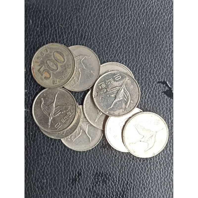 koleksi koin korea Selatan 500 won krw