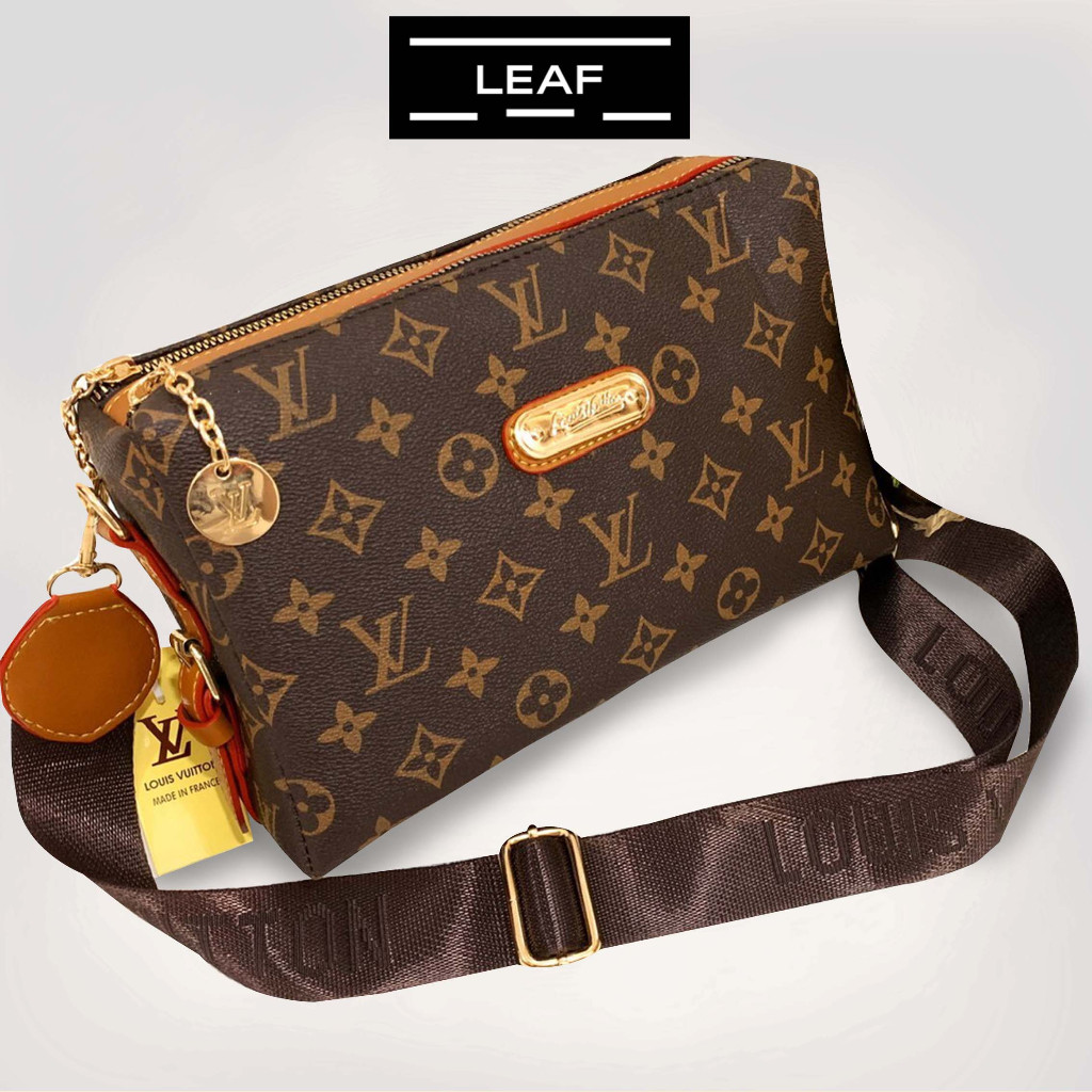 [Viona Bag] A001 LEAF Tas Selempang Wanita Fashion Sling Bag Women Shoulder Bag