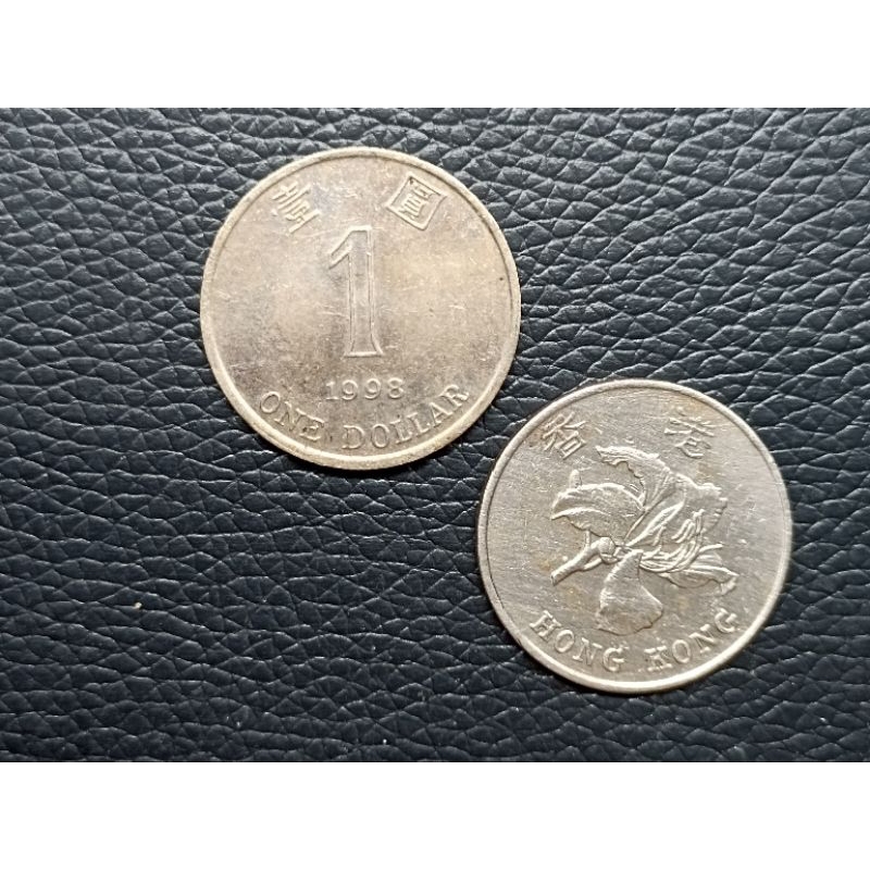 koleksi koin hongkong pecahan 1 dolar