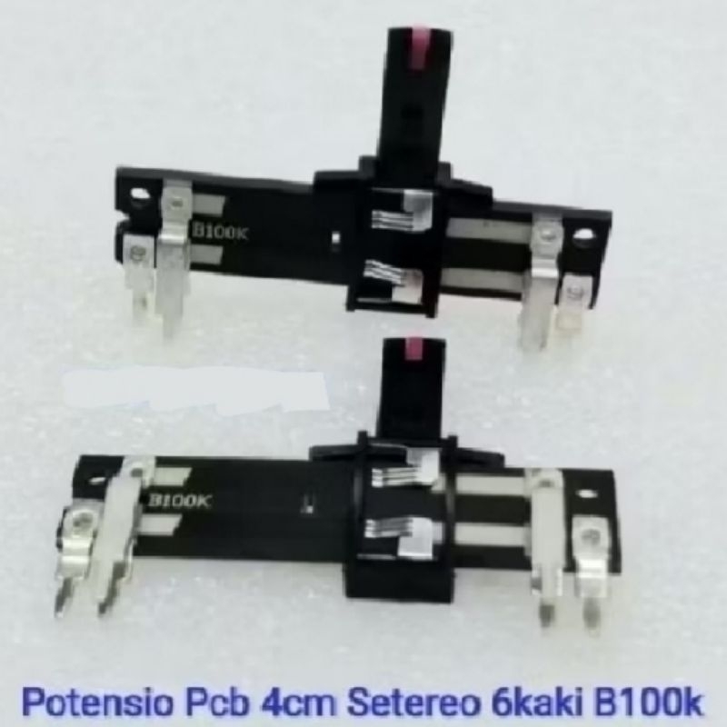 POTENSIO GESER PCB 4 CM KAKI 6 B100K