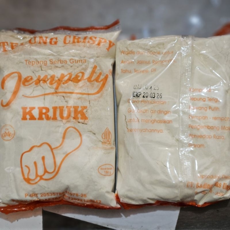 

Tepung Crispy Tepung Serbaguna Jempoly Kriuk 150gr