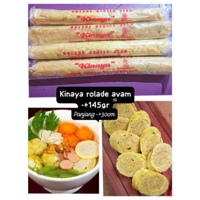 

Rolade Ayam Kinaya 145gr, Ready Stock Delivery Jogja