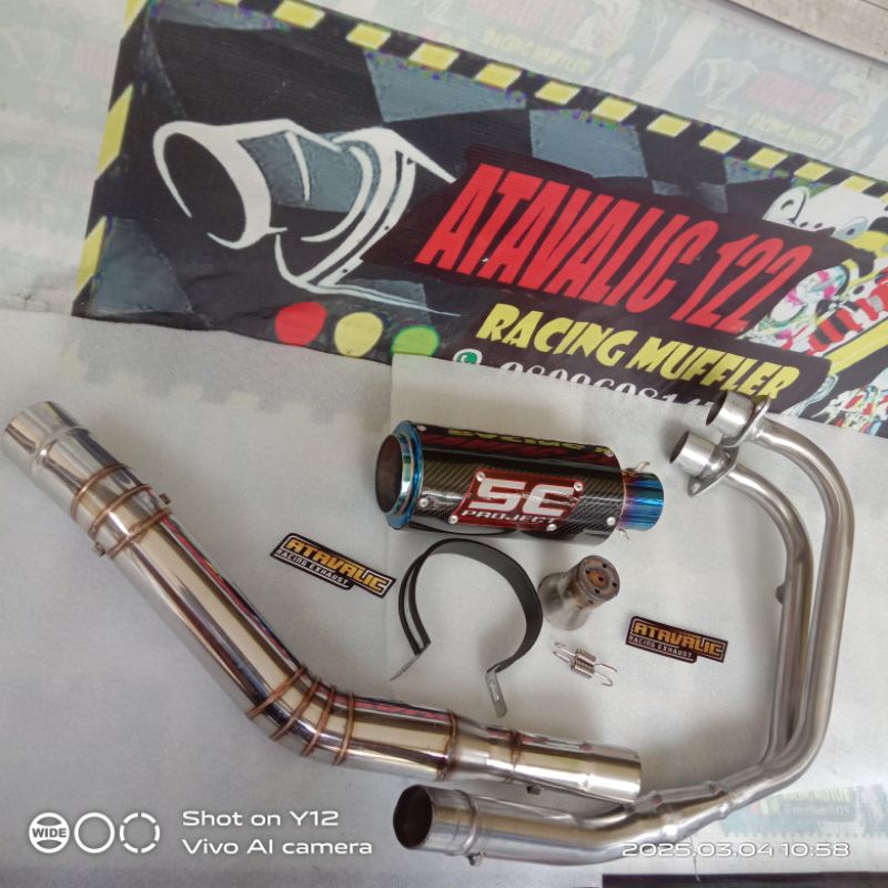 Knalpot Racing SC PROJECT karbon full system CBR 250RR ninja 250 karbu z250 ninja 250fi old ninja 25