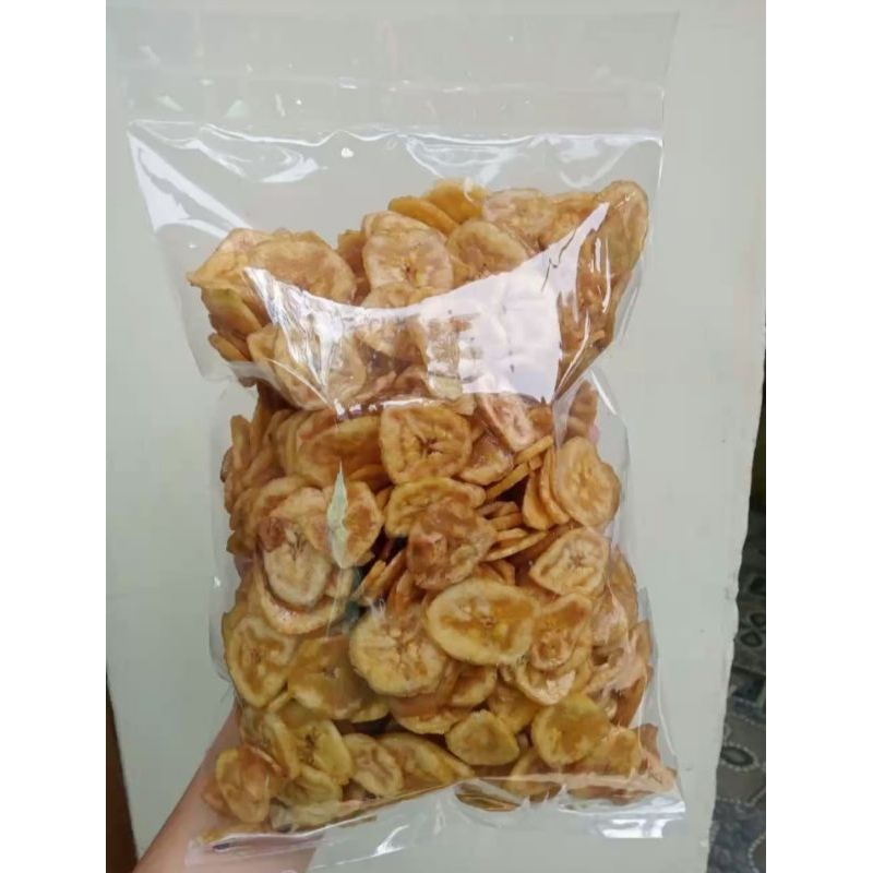 

Keripik Pisang Manis Bulat / Keripik Pisang Koin Berat 500 Gram