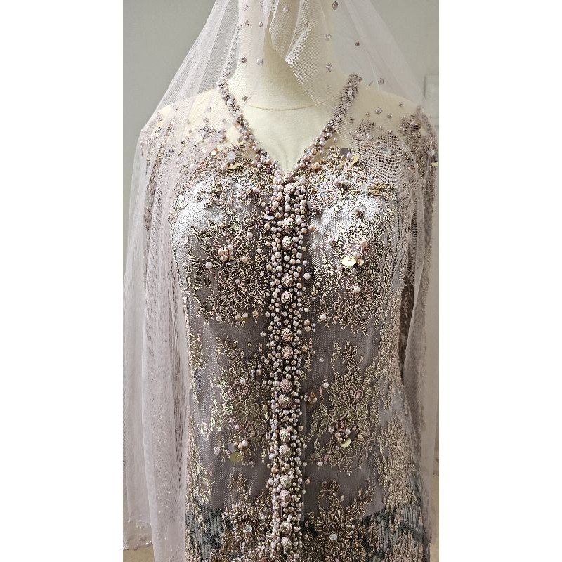Sewa Kebaya Prancis Rosegold