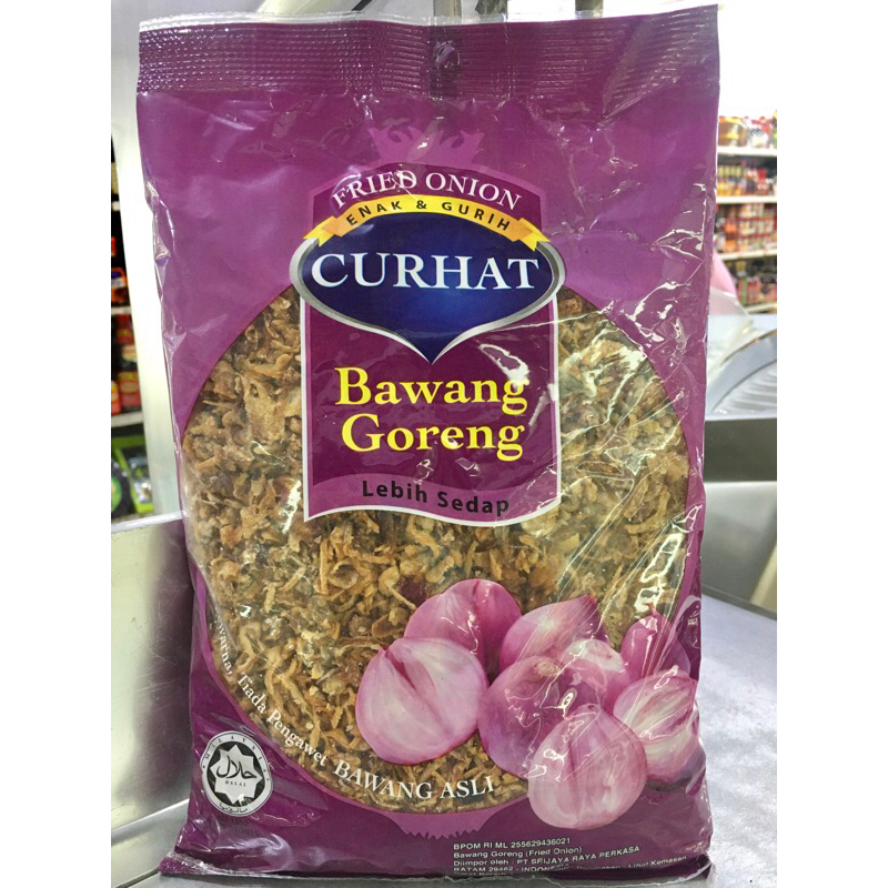 

Curhat Fried Onion/Bawang Goreng 400gr Import Malaysia