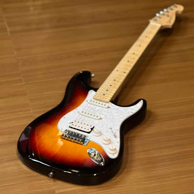 GITAR ORIGINAL DIFERGIO HSS,GITAR ELEKTRIK STRATOCASTER SUNBURST