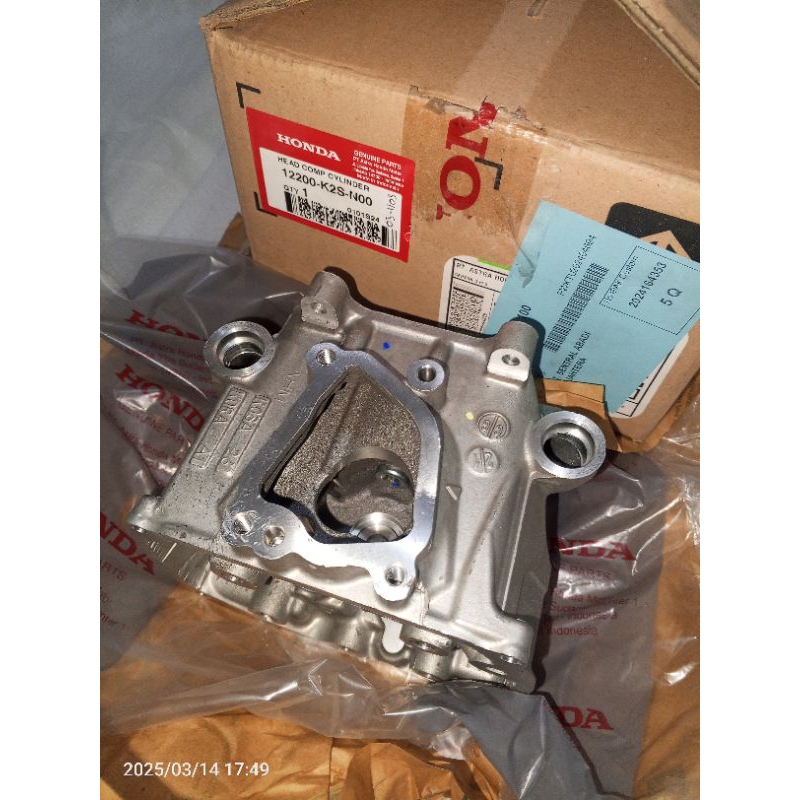 ori blok head vario 160 pcx adv stylo 160 block atas hed heat het comp ori honda cylinder seker tora