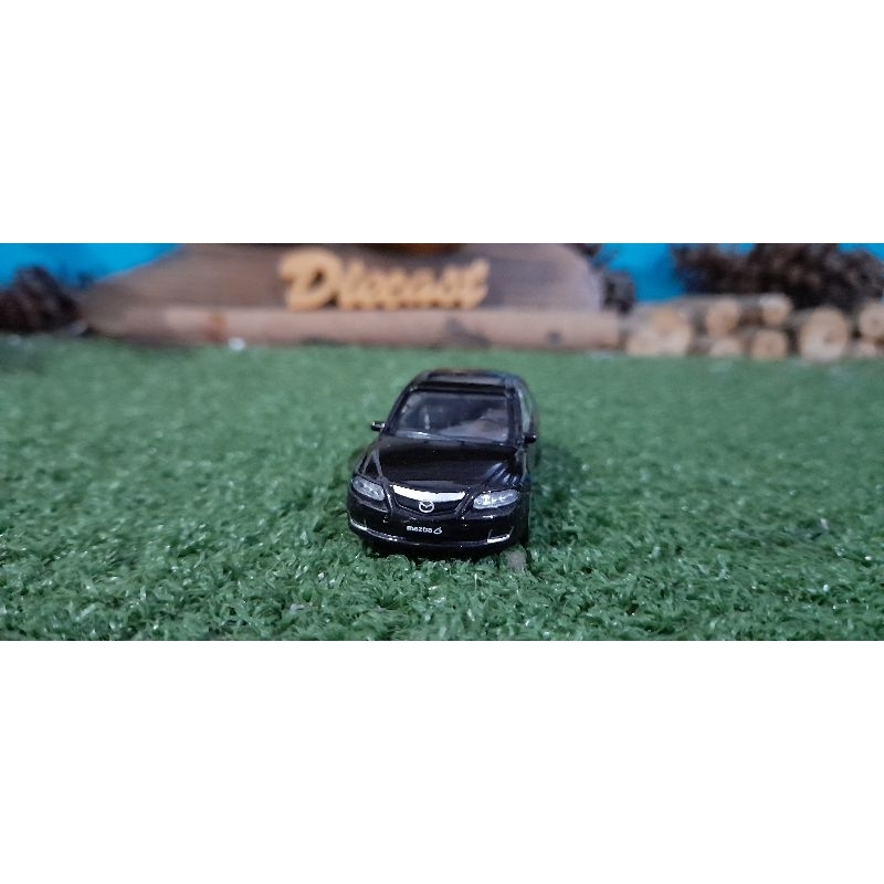 Diecast Miniatur Mazda 6 2008 hitam skala 1:64