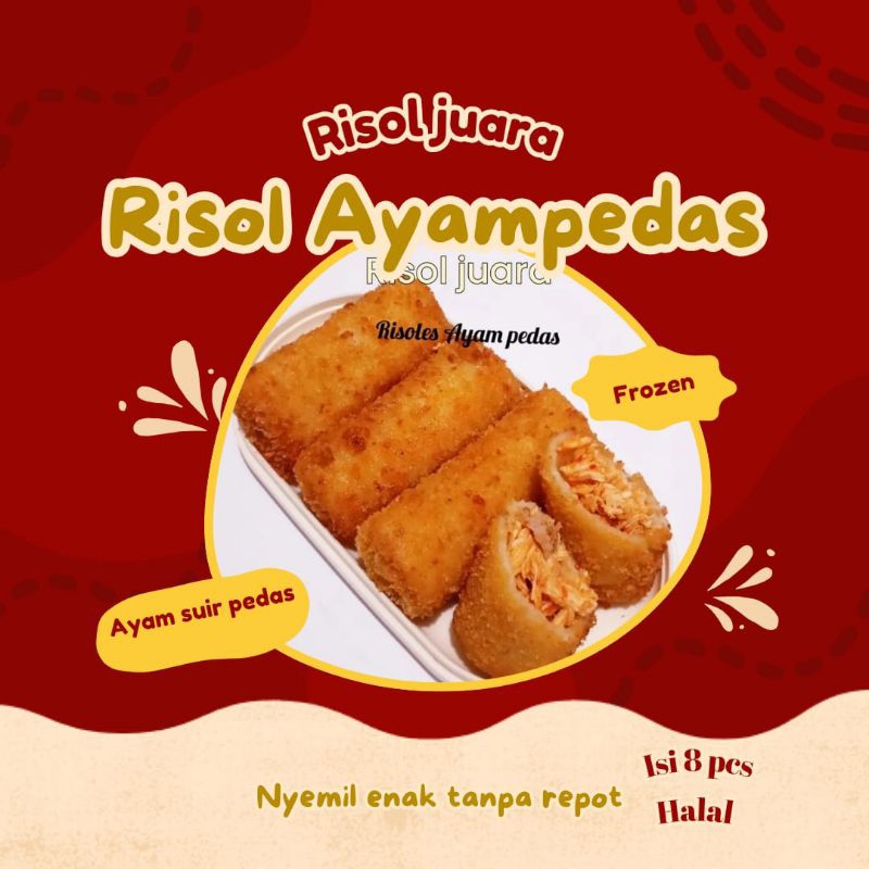 

RisolAyamPedas Risoles isi8/Isi4 RisolJuara