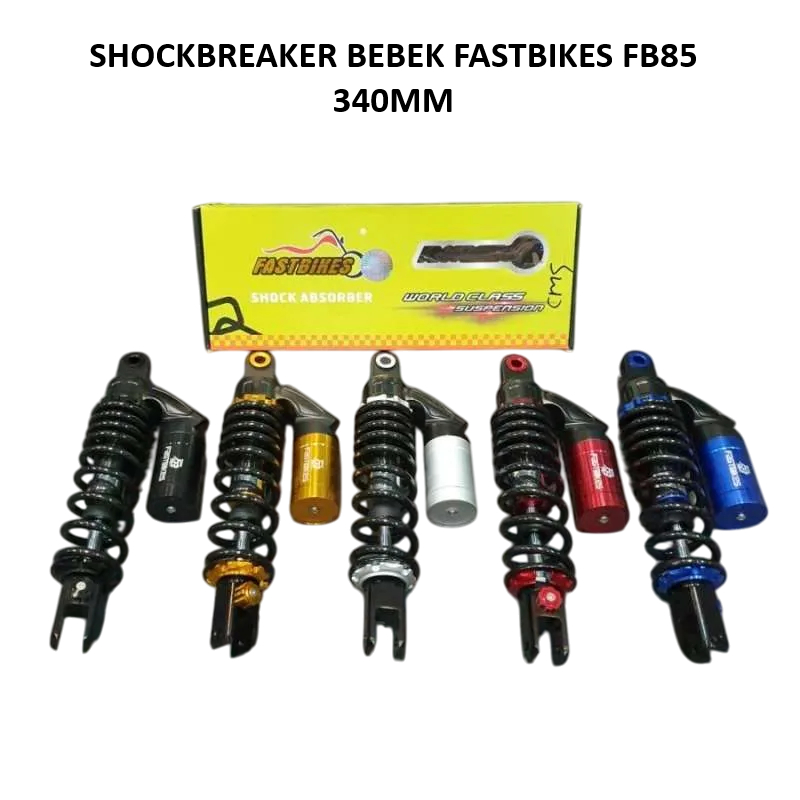 Shock Shockbreaker Bebek Matic Fastbikes Tabung Atas Dual Shock Belakang Universal 340mm