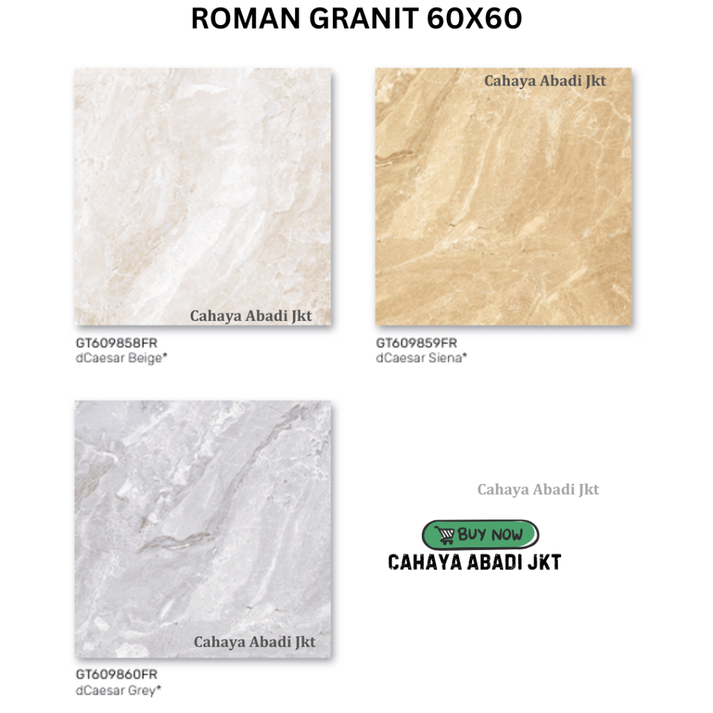 ROMAN GRANIT dCAESAR GREY KW1 60X60CM 1.08METER per dus
