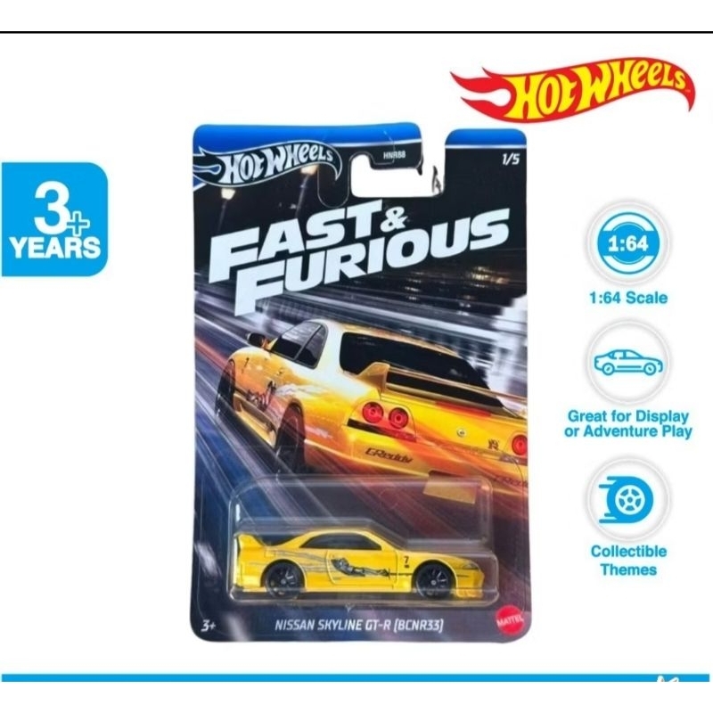 Hot wheels Fast and Furious Nissan Skyline GT-R