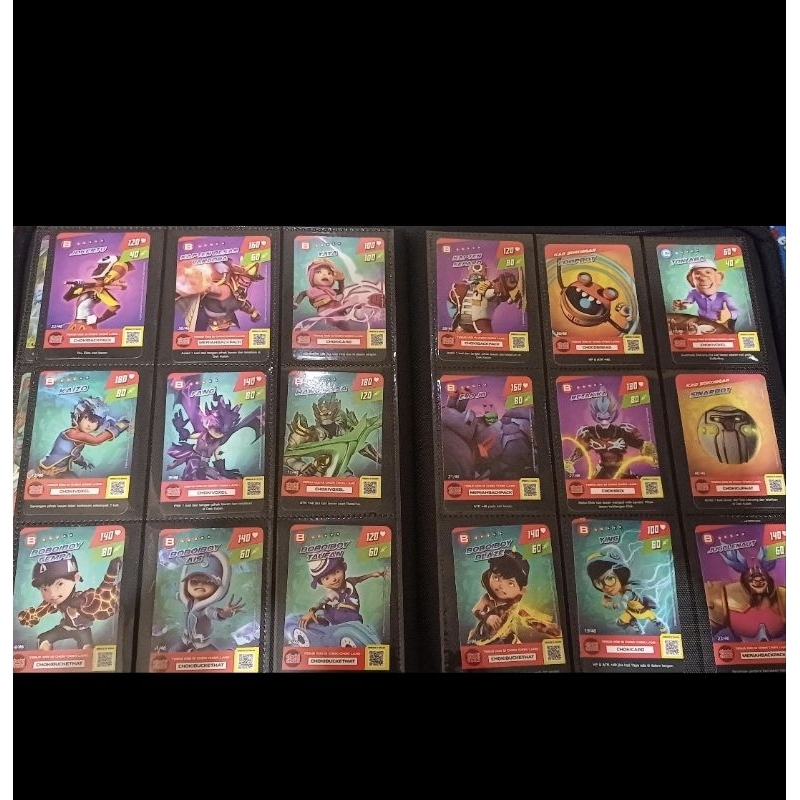 boboiboy Monsta galaxy card pek choki choki (malay ver)