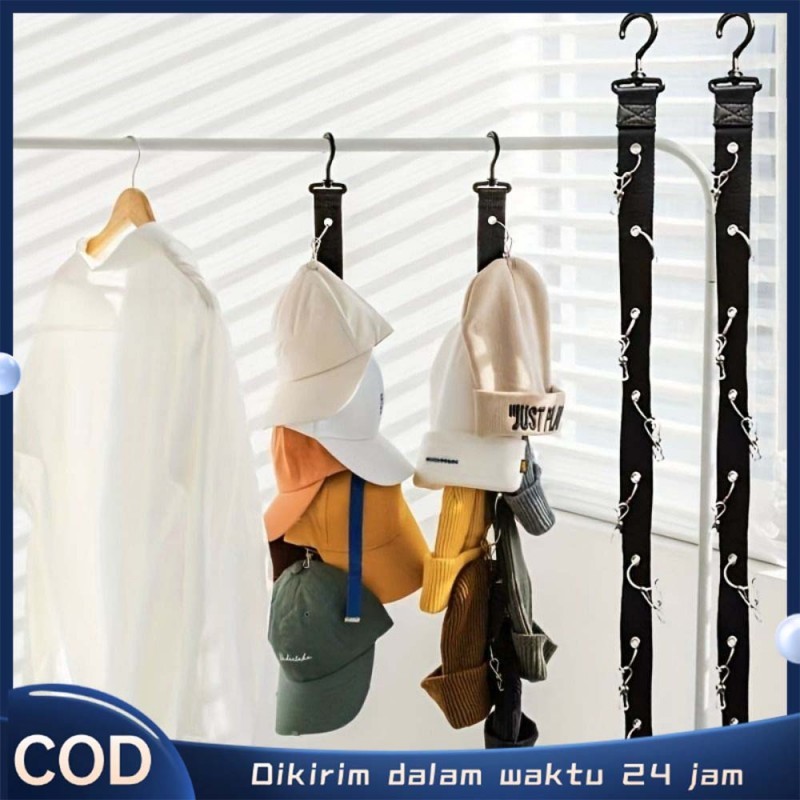 Rak Topi Tempel Dinding Display Topi Hangar Topi Display Topi Cap Gantungan Topi Dinding
