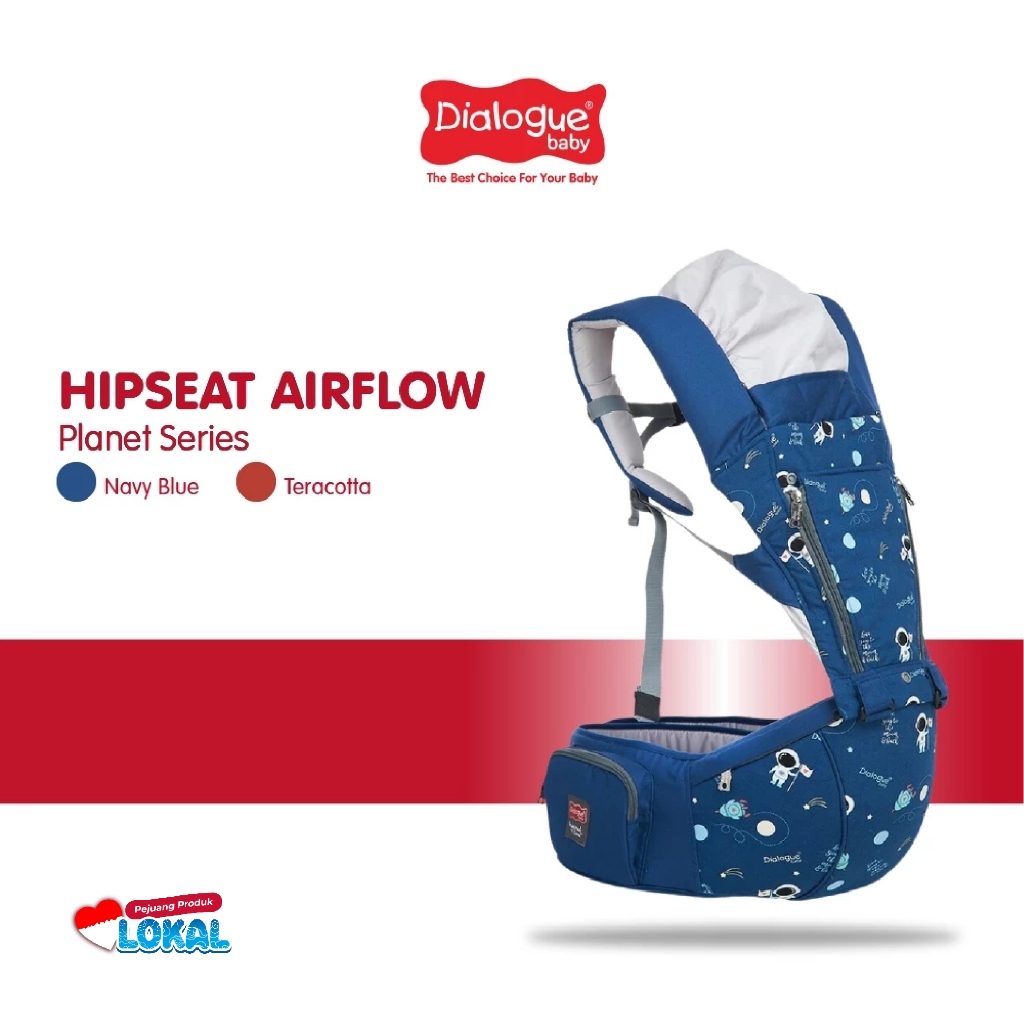 Dialogue Baby Gendongan Hipseat Bayi Sirkulasi Udara 7 in 1 Planet Series DGG4252