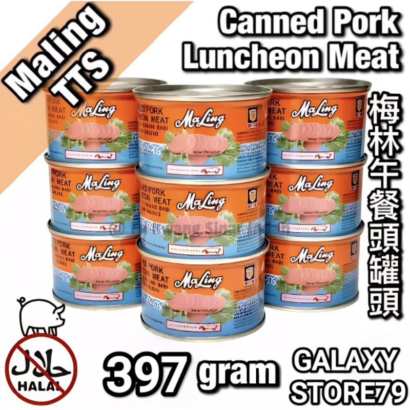 

MALING LUNCHEON MEAT TTS 397 GRAM/BABI KALENG
