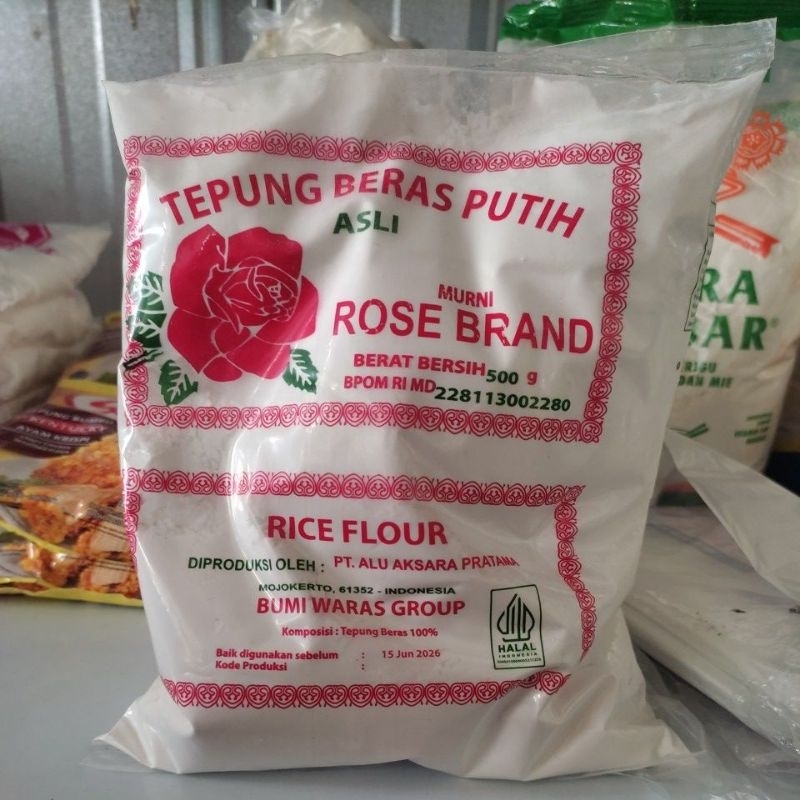 

Tepung Beras Rose Brand 500gr