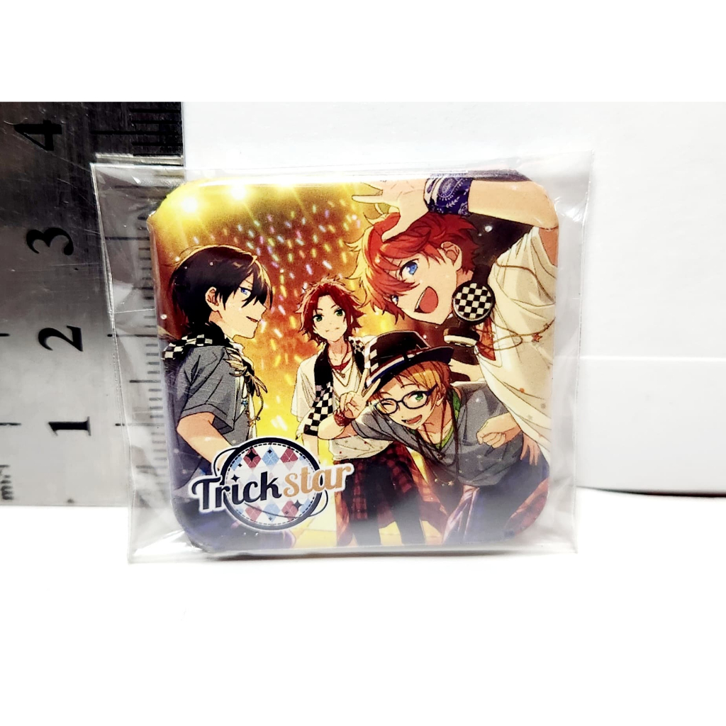 Ensemble Stars Animate CD Purchase Bonus Square Can Badge - Trickstar