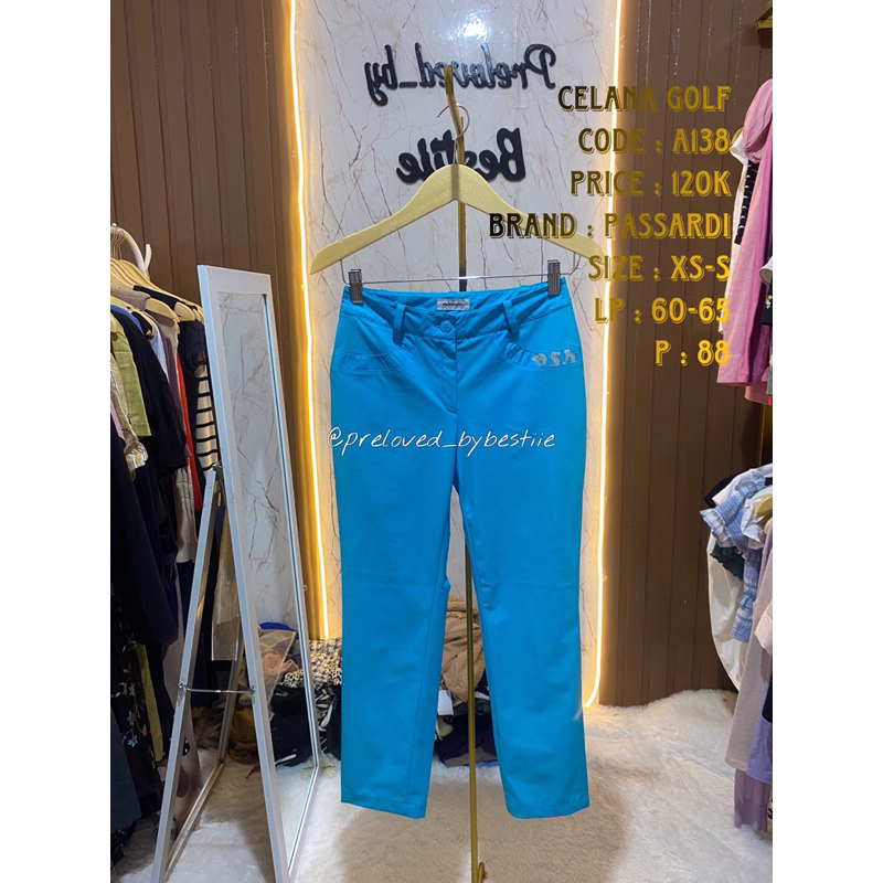 celana golf wanita second ori