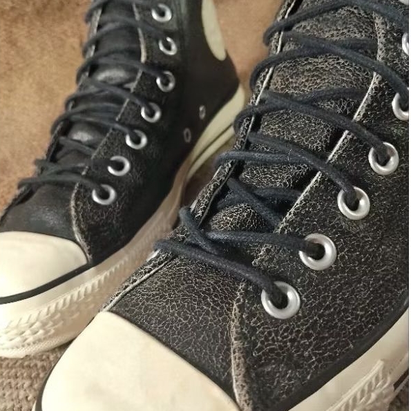 CONVERSE CTAS HI CRACKED LEATHER
