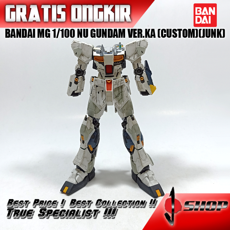 BANDAI MG 1/100 NU GUNDAM VER.KA (CUSTOM) (JUNK) MG535