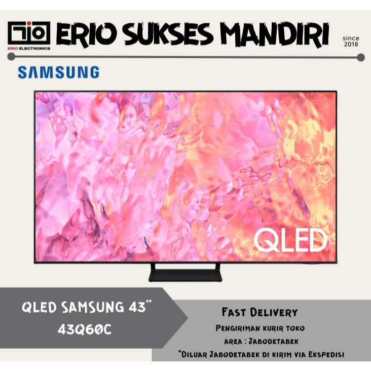 SAMSUNG 43Q60C QLED UHD 4K Smart TV 43 Inch