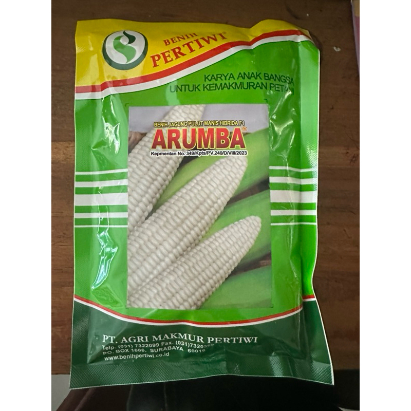

Jagung putih pulut manis Arumba 250gram