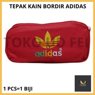 

(1 PCS=1 BIJI KODE : BORDIR PARIS/ADIDAS) Tepak Kain Bordir/ Tepak Kain adidas/ Tempat pensil kain