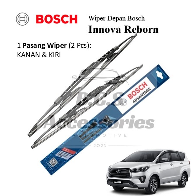 Wiper Blade Mobil iNNOVA REBORN / INNOVA REBORN Bosch Original - Wiper Depan Mobil - Windshield