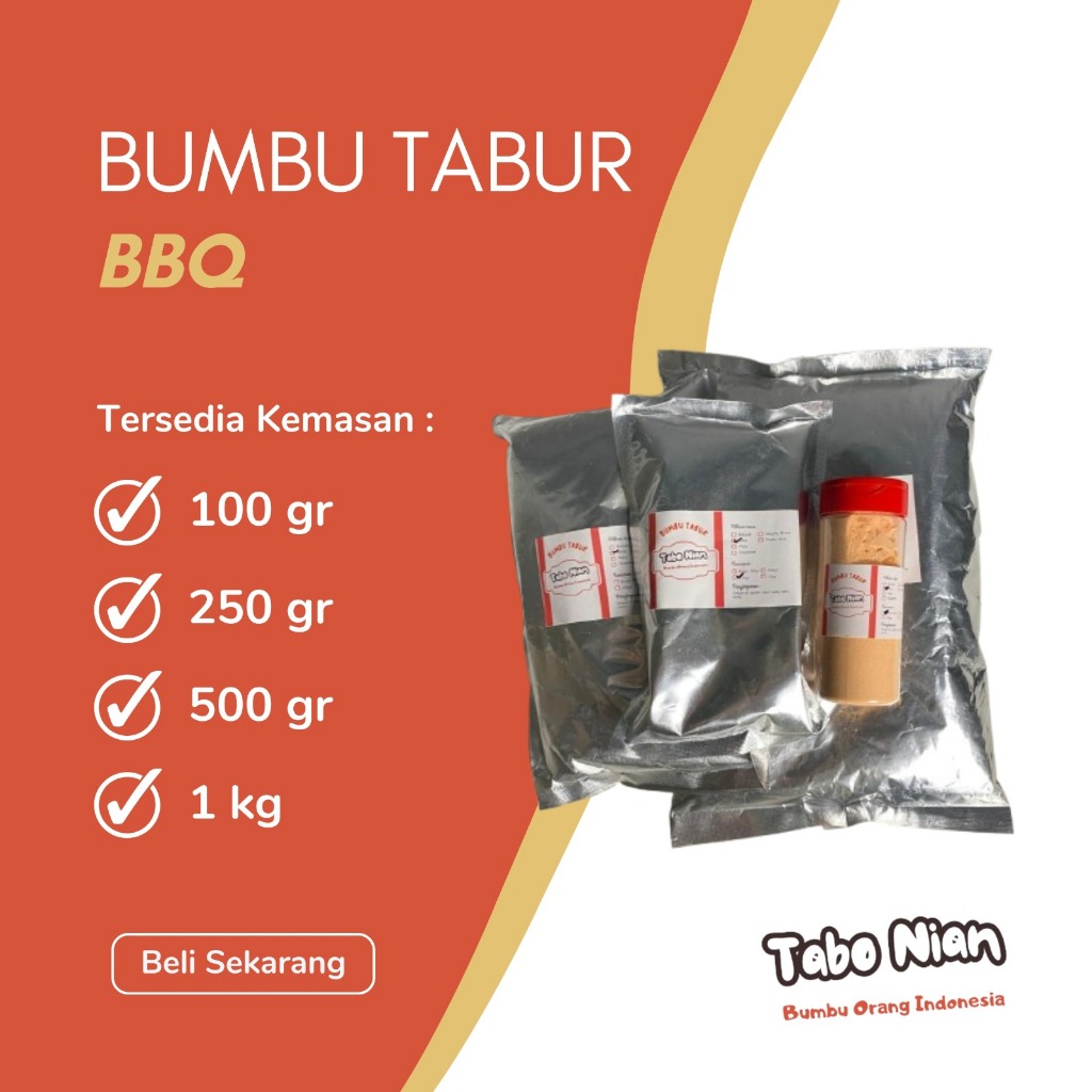 

Bumbu Tabur Powder Barbeque Unruk Aneka Masakan