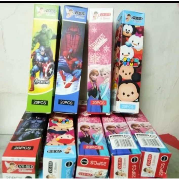 

[1 Kotak] Refill Tinta Pulpen 0.5mm Fancy / Isi Ulang Tinta Pulpen / Refill Ink Pen Fancy 0,5mm