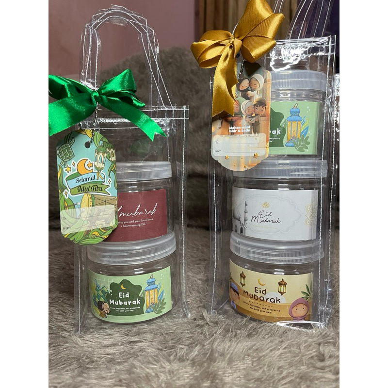 Set Hampers DIY clear bag (tanpa snack hanya packaging)