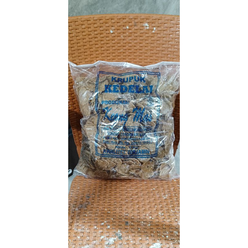 

Duindo - Kerupuk Tempe Kedelai 1KG Halal Murah Keong Mas
