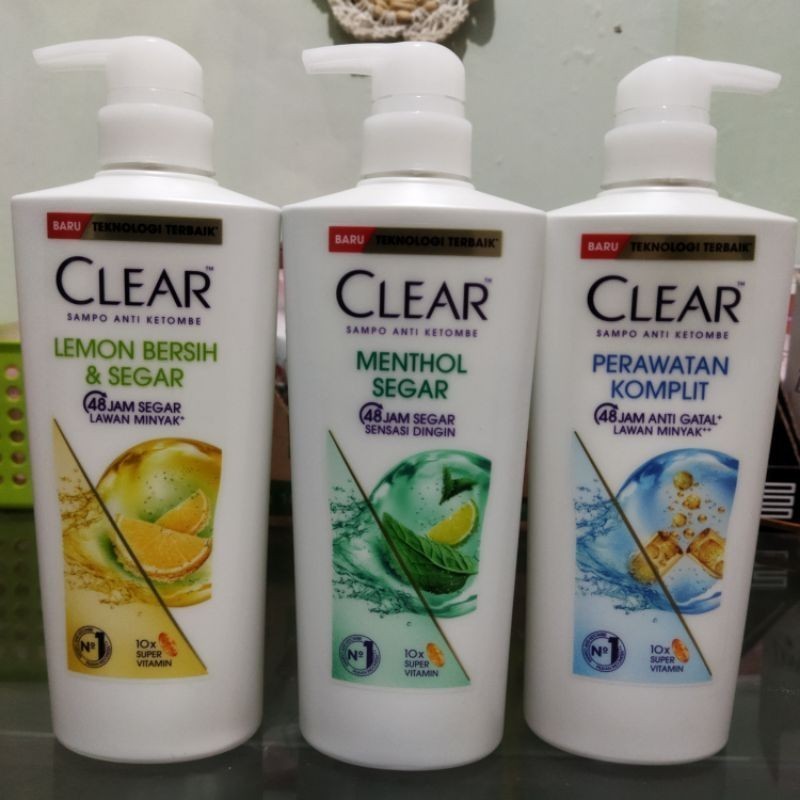CLEAR Shampoo 300ml & 400ml