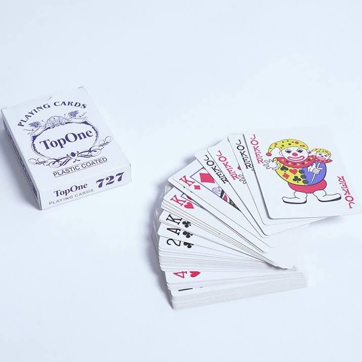 Mainan Kartu Remi Playing Cards Top One Plastic Coated Bagus
