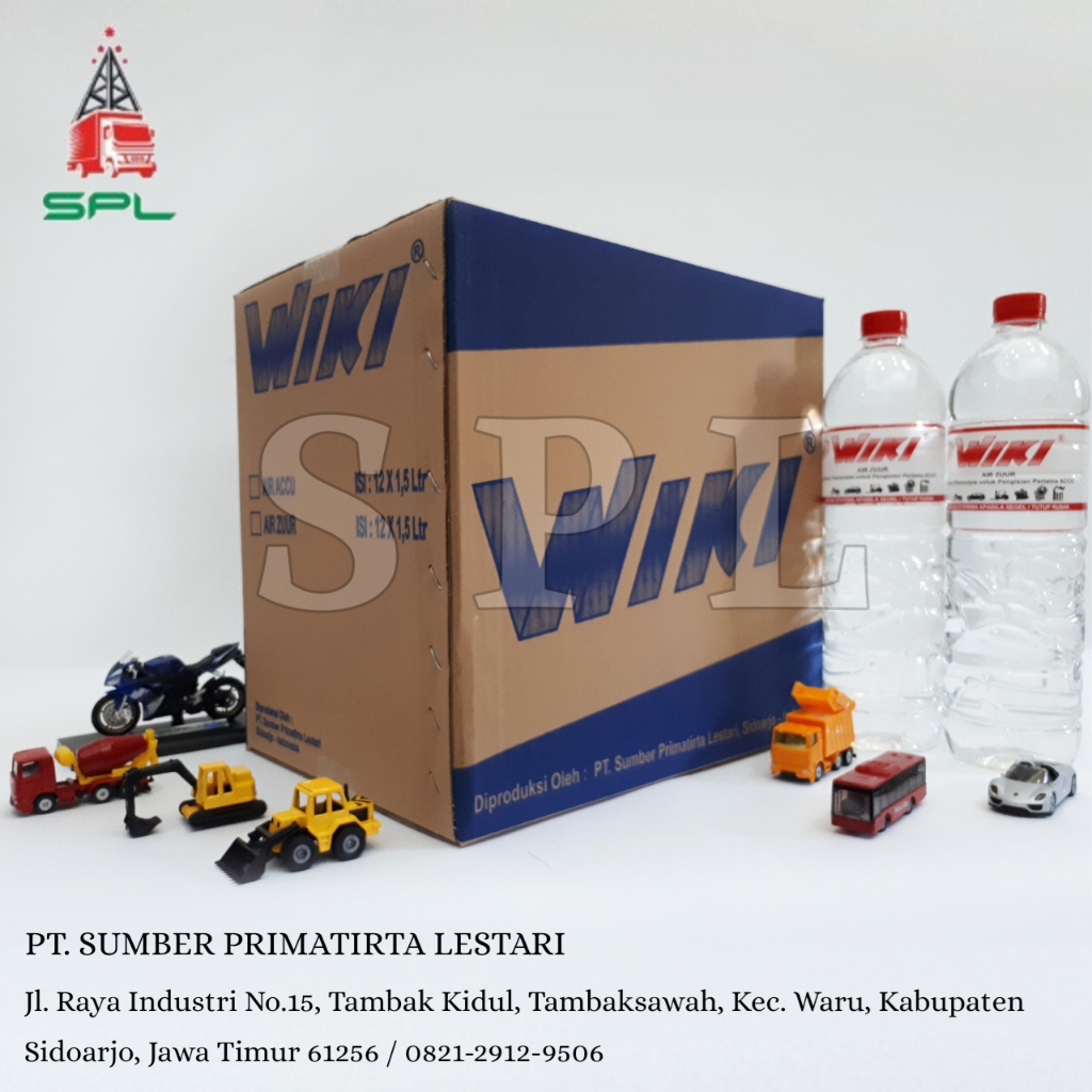 1 DUS WIKI AIR ZUUR 1500 ML / AIR ZUUR AKI WIKI 1500 ML ( ISI 12 BOTOL )