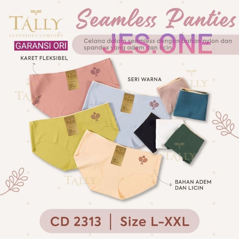 TALLY 2313 CD Celana Dalam Wanita Seamless Nylon size  L - XXL