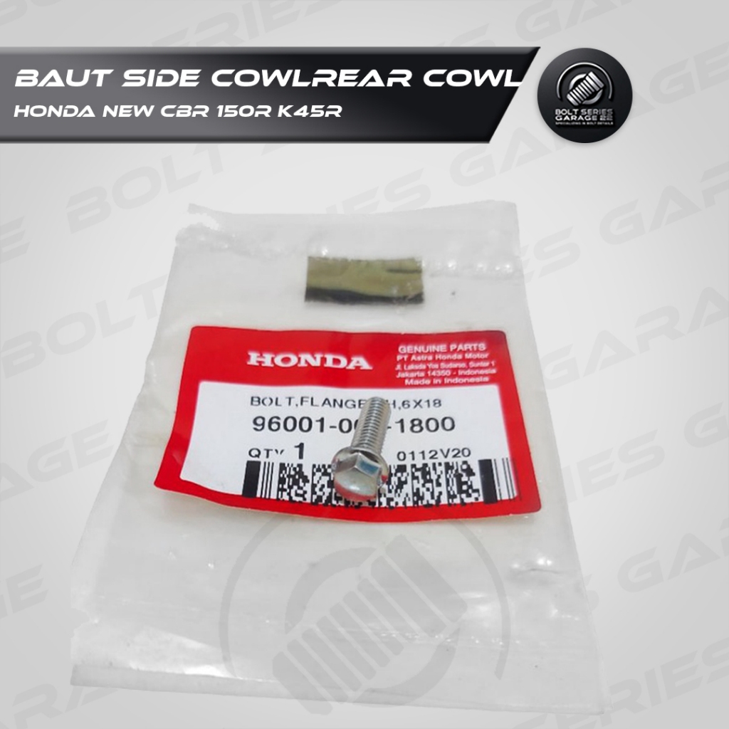 Baut Side Cowl/Rear Cowl Honda New CBR 150R K45R