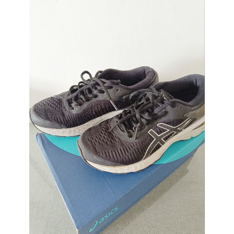 sepatu prelove asics gel kayano 25 pria hitam size 7